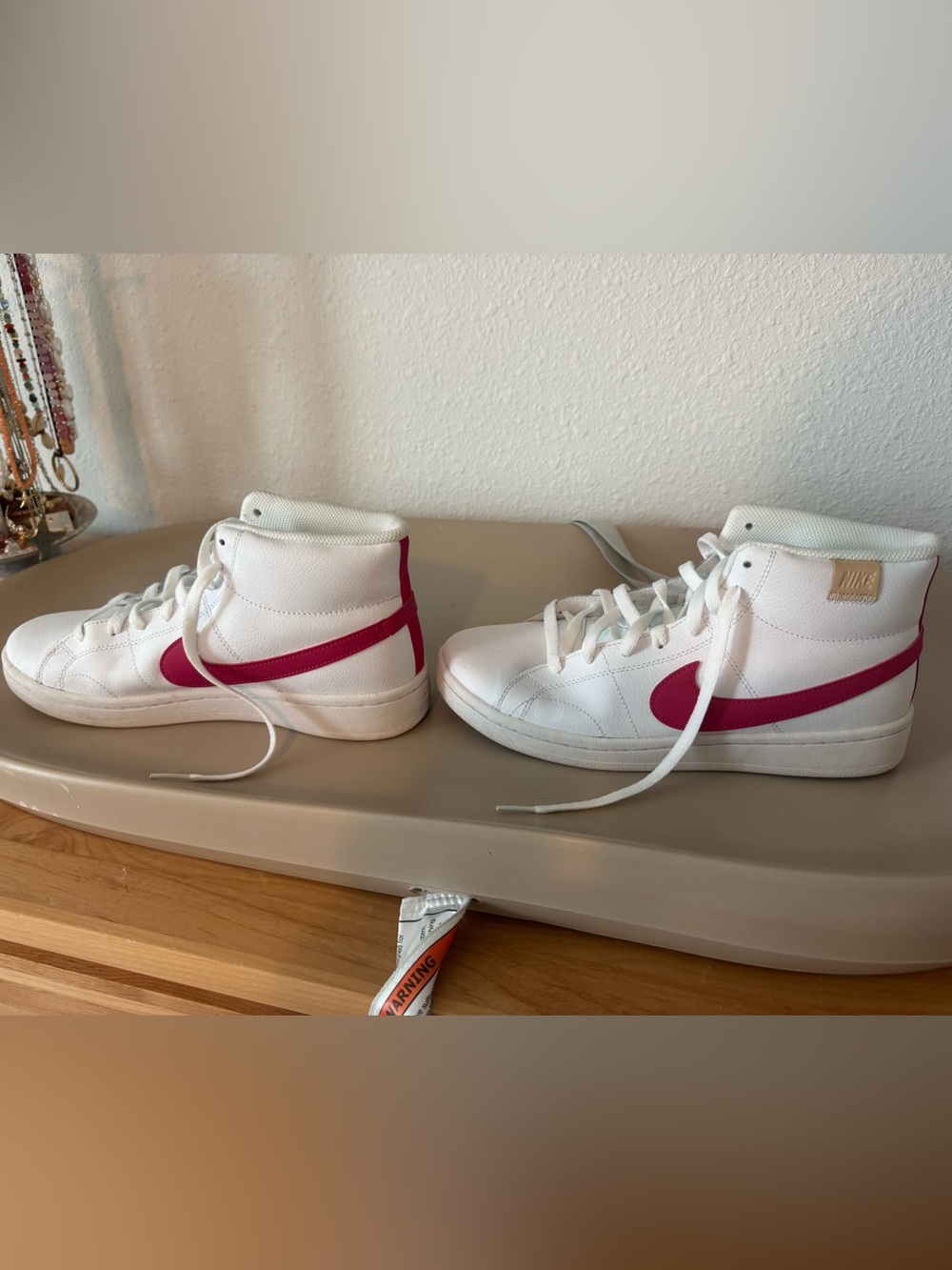 Nike Women's Court Royale 2 Mid 'White Rush Pink'